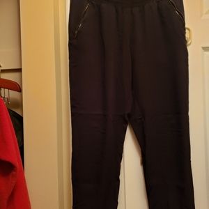 Black jogger pants